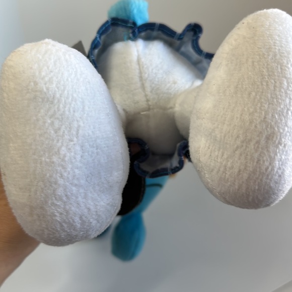 The SMURFS MOVIE GUTSY Smurf Irish Scottish Blue Plush Kilt 17 inches - Picture 8 of 11